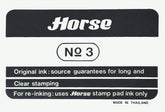 TAMPON Nº 3 HORSE NEGRO | 1 UNIDADES | (POESSA)